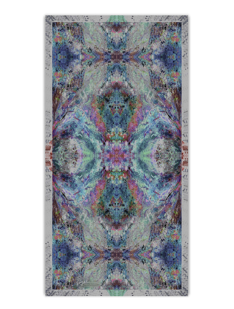 Cashmere Scarf - SONYA ROTHWELL SHAKTI CASHMERE SCARF : PETROL