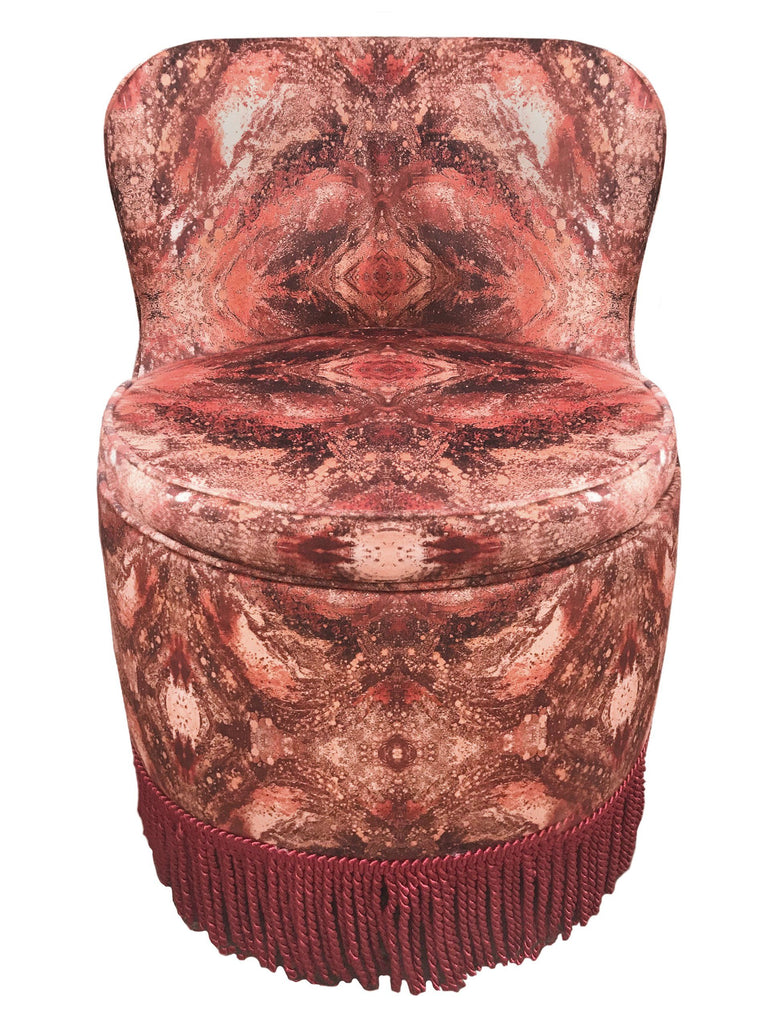 TRITON DINING TUB CHAIR : AMULET SUN VELVET
