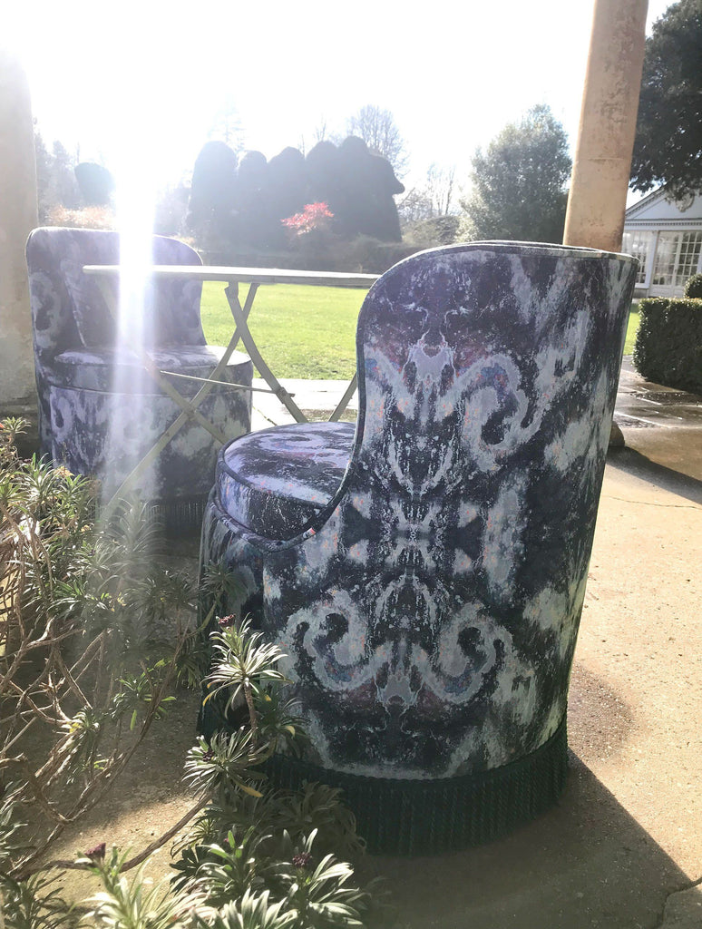 Chair - TRITON TUB DINING CHAIR : MOKSHA ANISE VELVET