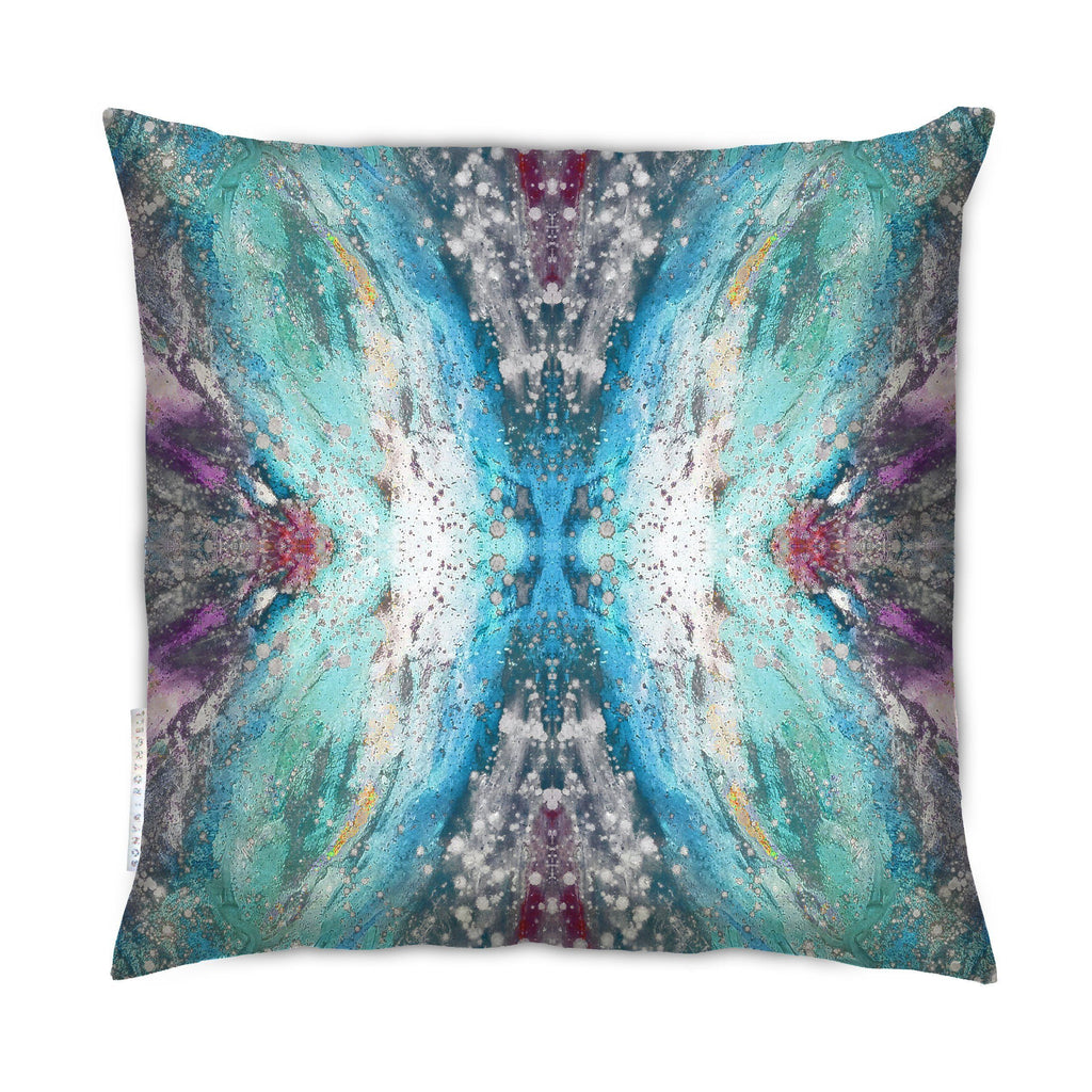 Cushion - SONYA ROTHEWELL FLUTTER EFFECT CUSHION : BLU