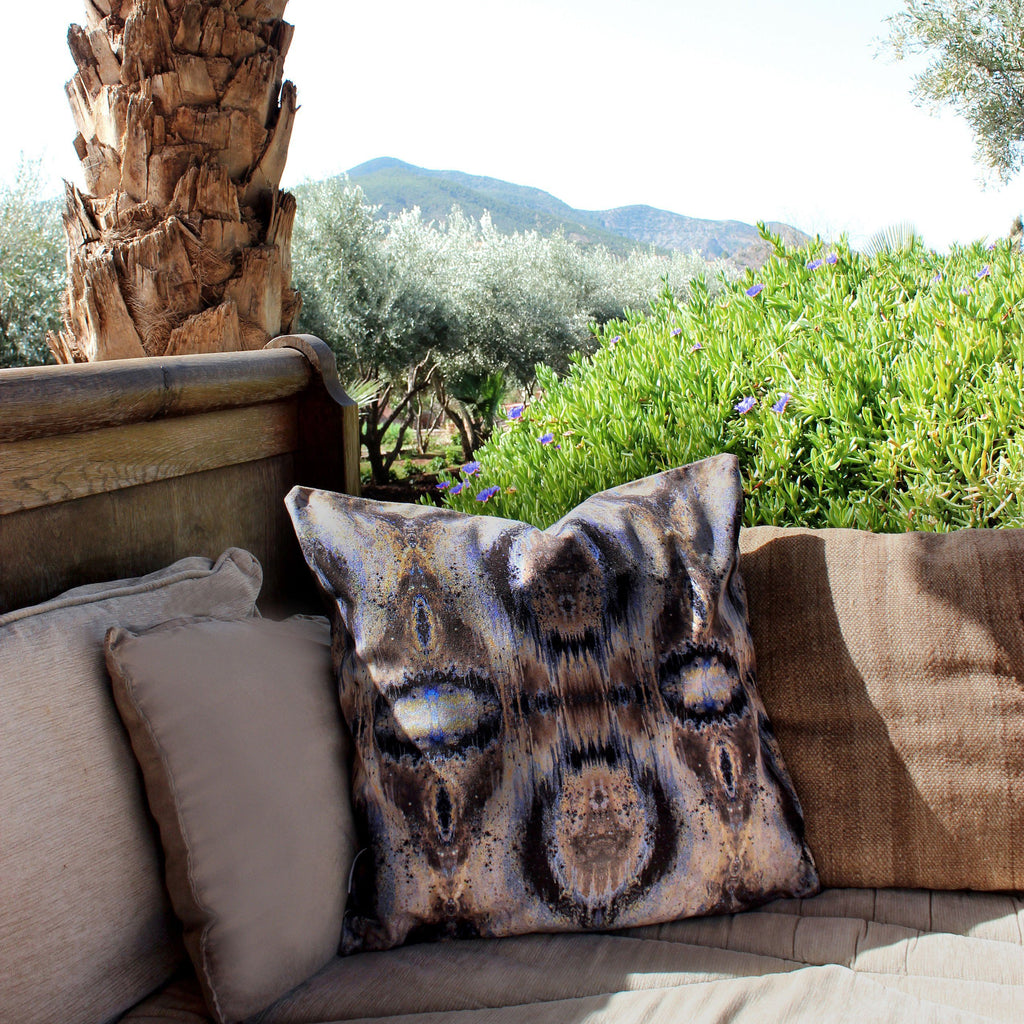 Cushion - SONYA ROTHEWELL INFINITY CUSHION : PURPLE NOIR