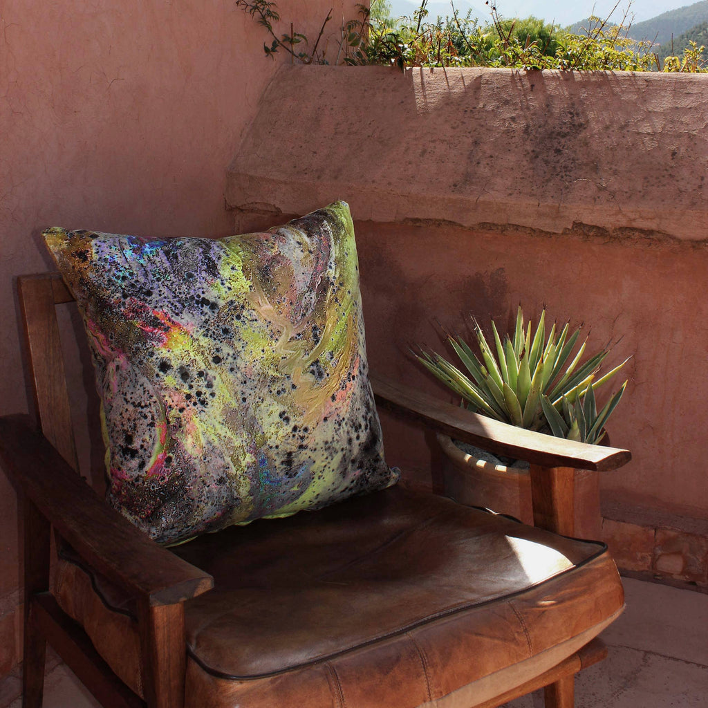 Cushion - SONYA ROTHEWELL LIFE FORCE CUSHION : OLIVE