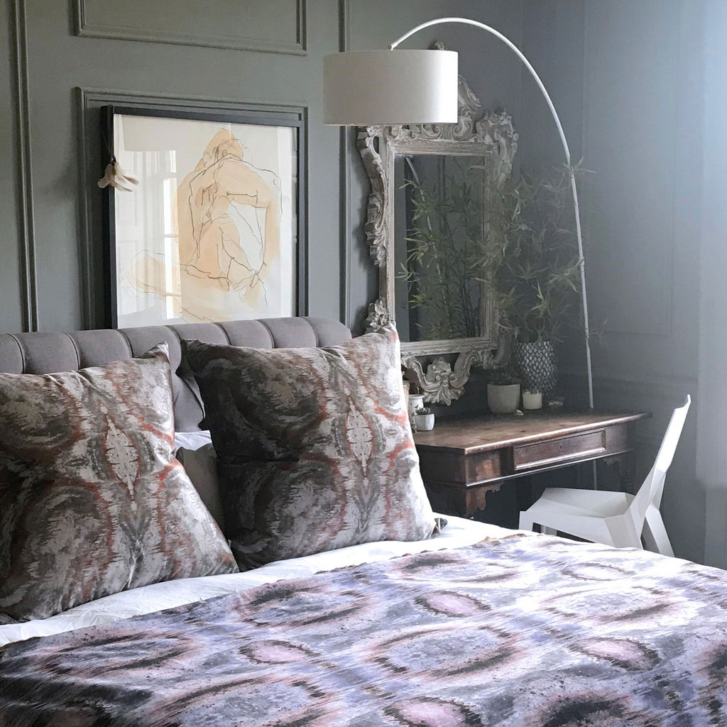 Cushion - SONYA ROTHEWELL SACRED GEOMETRY CUSHION : ROSE GOLD