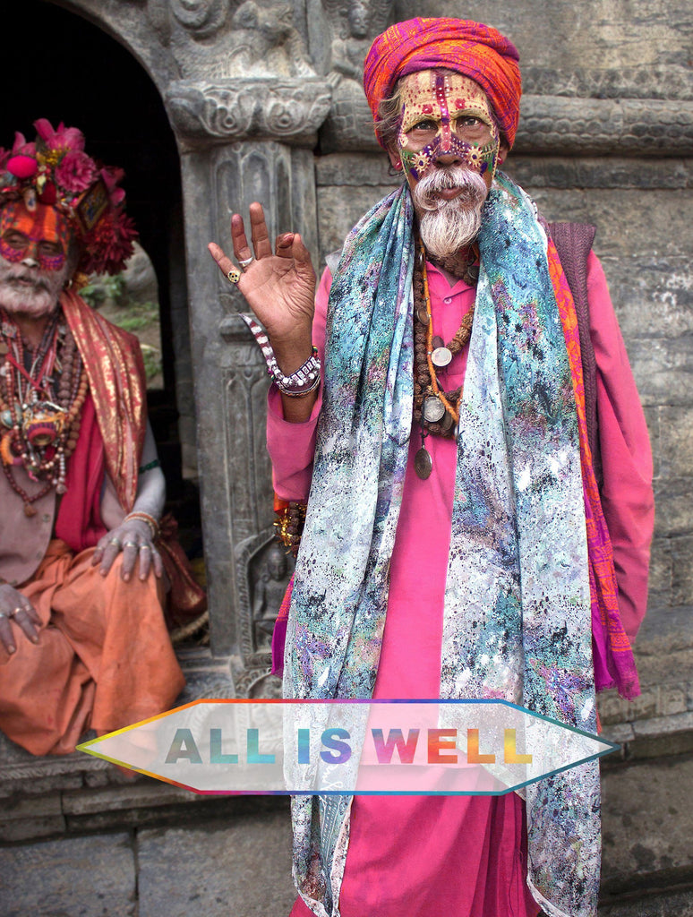 Print - 'ALL IS WELL' BLESSING 04 : ACRYLIC TABLE ART