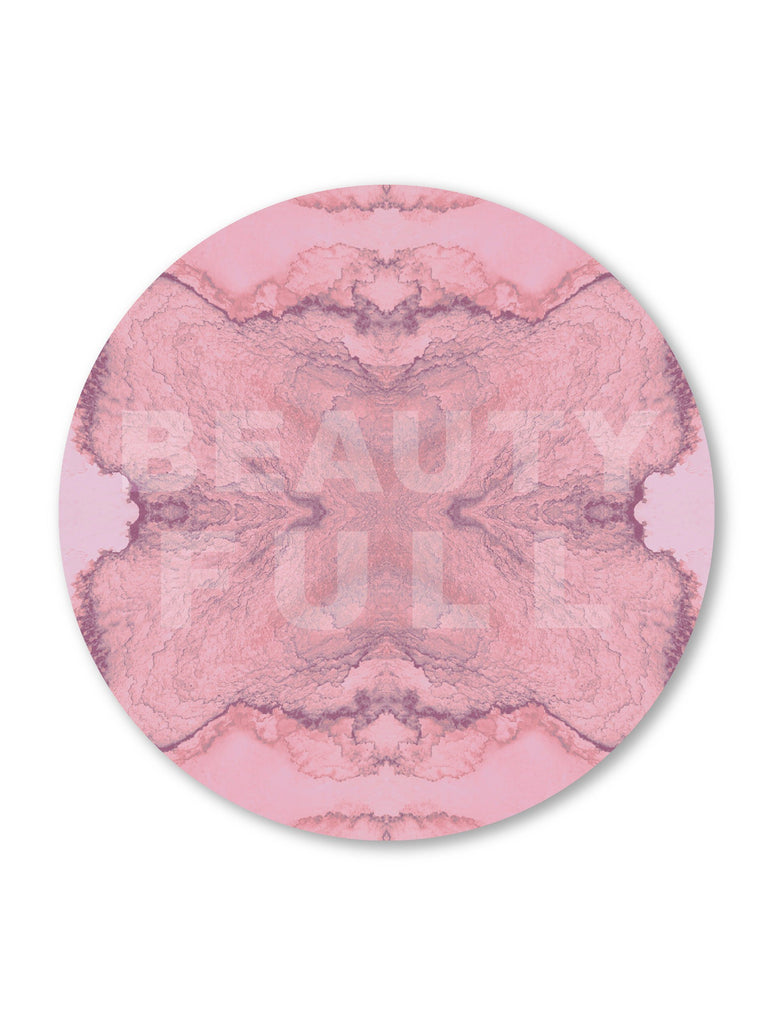 BEAUTY FULL : ROUND WALL ART