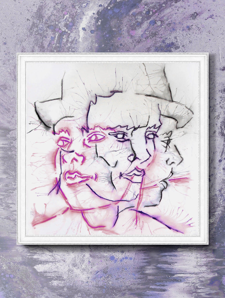 Print - CRAZY DIAMOND JVI05 : WALL ART