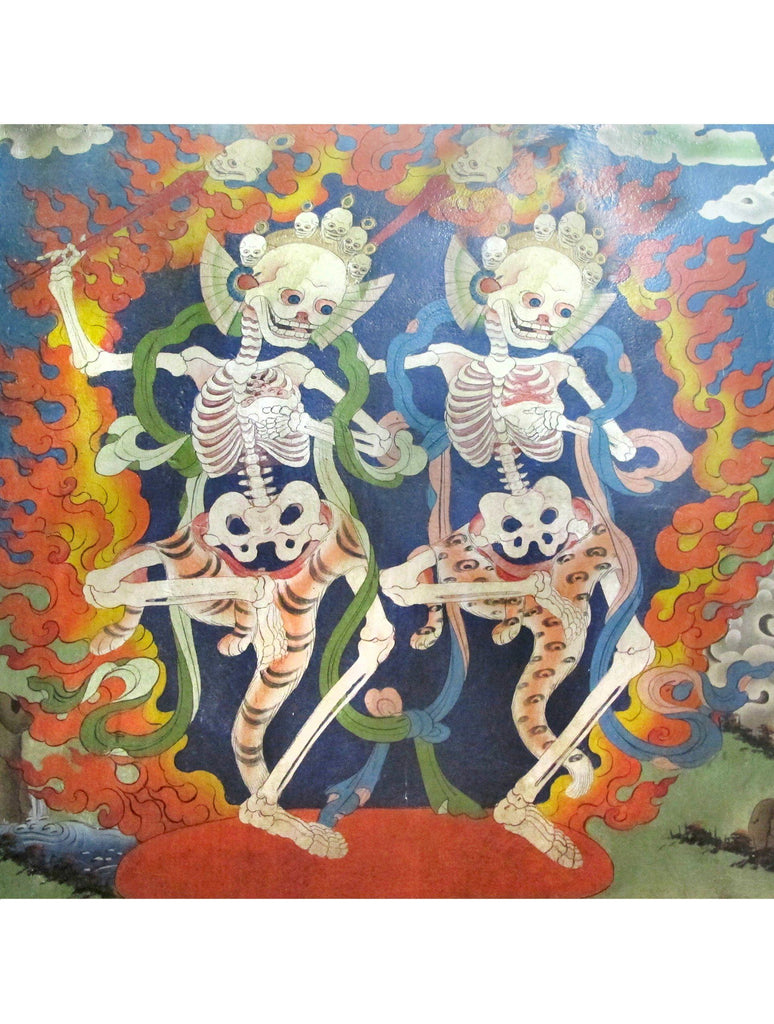 DANCING SKELETONS : WALL ART