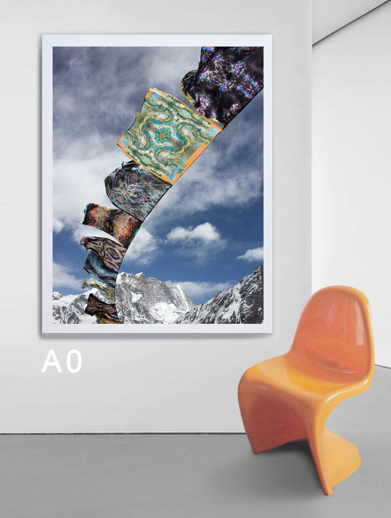 Print - PRAYER FLAGS I C-TYPE PRINT