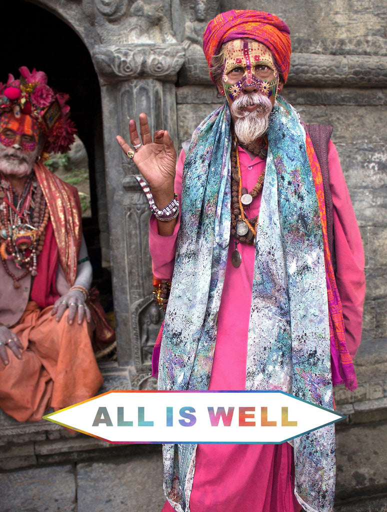 Print - SONYA ROTHWELL BLESSING BLOCK ACRYLIC PHOTOGRAPHIC PRINT : 'ALL IS WELL' IV