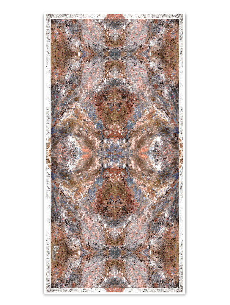 Scarf - SONYA ROTHWELL SHAKTI GEORGETTE SILK SCARF : ROSE GOLD