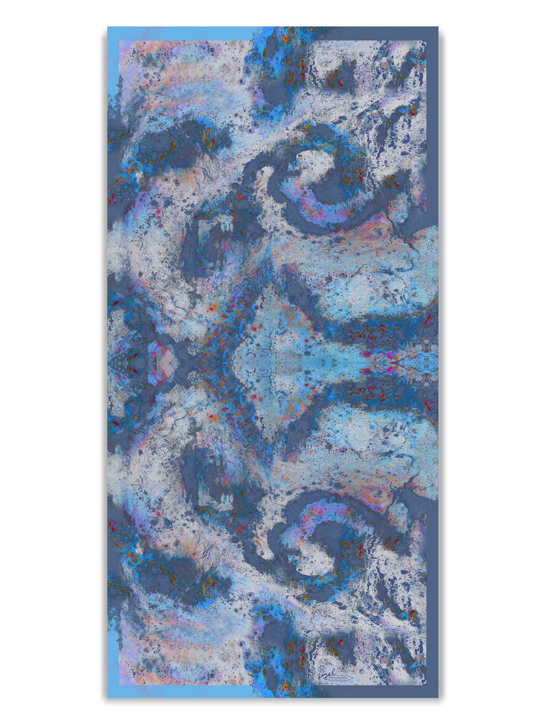 Silk Scarf - SONYA ROTHWELL AROHINI GEORGETTE SILK SCARF : SPACE