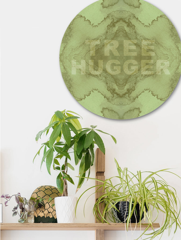 TREE HUGGER : ROUND WALL ART