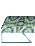 Bench - IRIDESCENT LIGHTENING BENCH : INFIINIITY BLUE SAGE VELVET