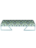 Bench - IRIDESCENT LIGHTENING BENCH : INFIINIITY BLUE SAGE VELVET