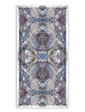 Cashmere Scarf - SONYA ROTHWELL SHAKTI GEORGETTE SILK SCARF : SILVER