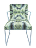 Chair - IRIDESCENT LIGHTENING DINING CHAIR : INFIINIITY BLUE SAGE VELVET