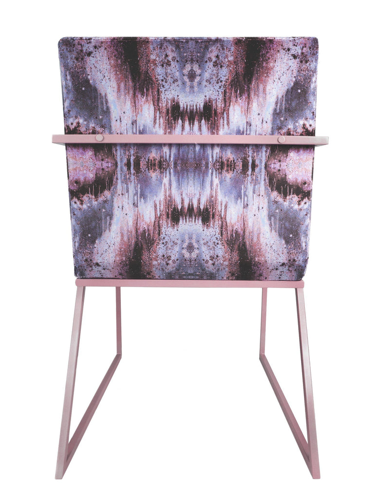 Chair - IRIDESCENT LIGHTENING DINING CHAIR : INFIINIITY DARK OPAL VELVET