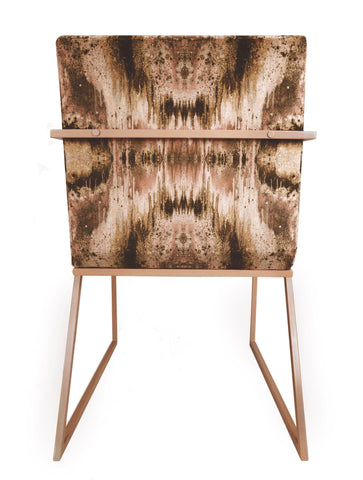 IRIDESCENT LIGHTENING DINING CHAIR : INFIINIITY TUMERIC VELVET