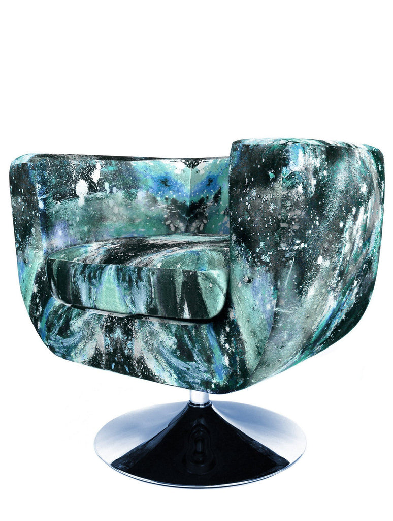 Chair - NEBULA VELVET ARMCHAIR : NEPTUNE