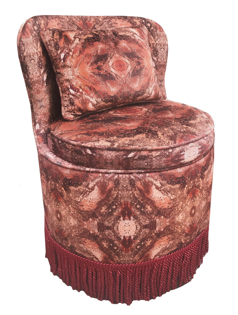 Chair - SONYA ROTHWELL TRITON DINING TUB CHAIR : AMULET SUN VELVET