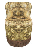 Chair - TRITON DINING TUB CHAIR : AMULET MOON VELVET