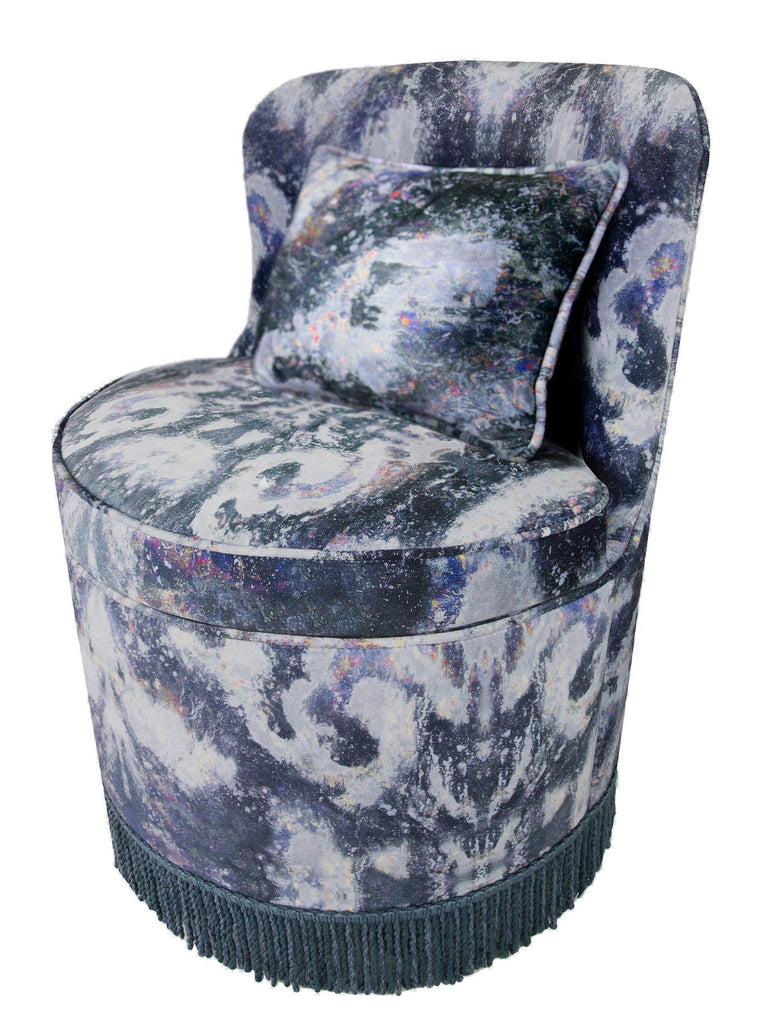 Chair - TRITON TUB DINING CHAIR : MOKSHA ANISE VELVET