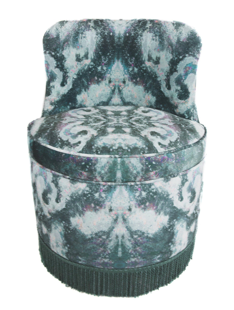 Chair - TRITON TUB DINING CHAIR : MOKSHA NIGHT VELVET