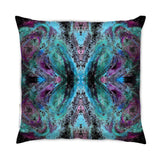 Cushion - SONYA ROTHEWELL FLUTTER EFFECT CUSHION : VIOLET NOIR