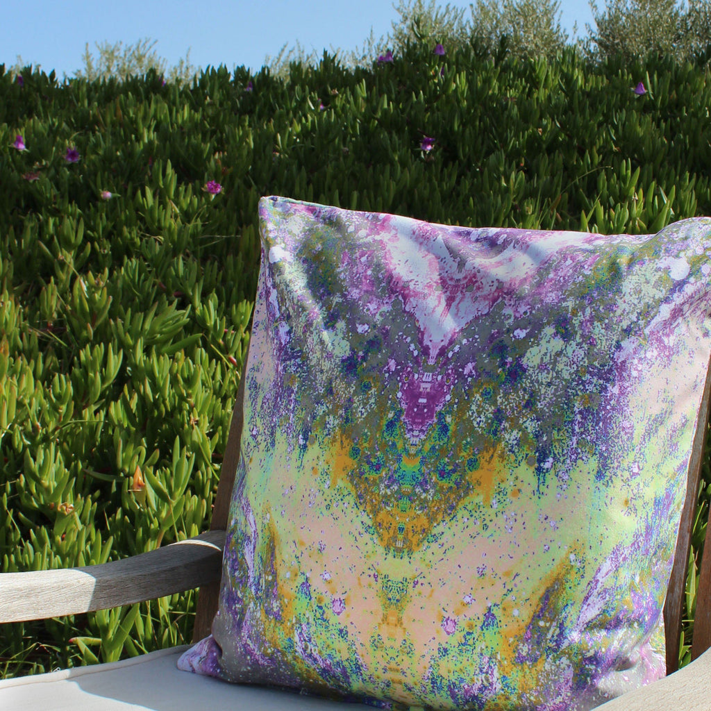 Cushion - SONYA ROTHEWELL INTERSECTION CUSHION : VIOLET