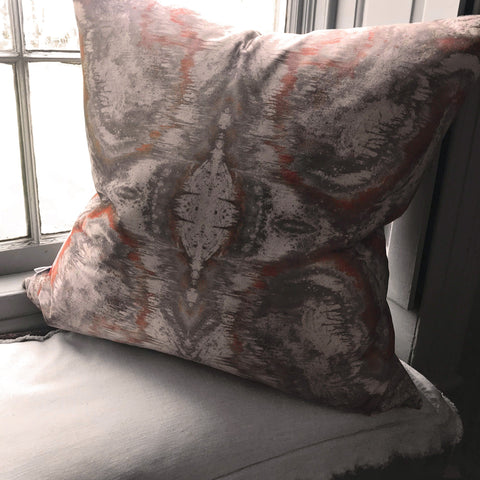 SACRED GEOMETRY CUSHION : ROSE GOLD