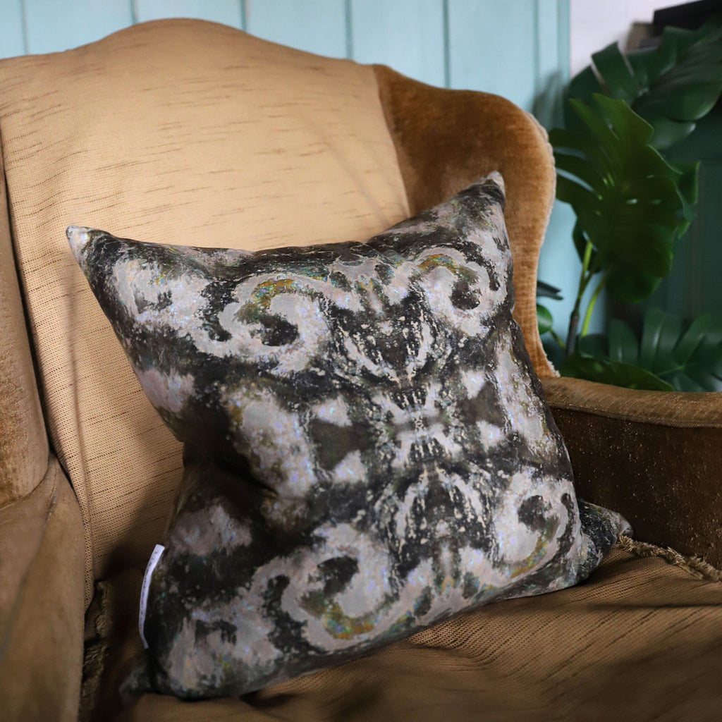 Cushion - SONYA ROTHWELL MOKSHA CUSHION : LIQUORICE