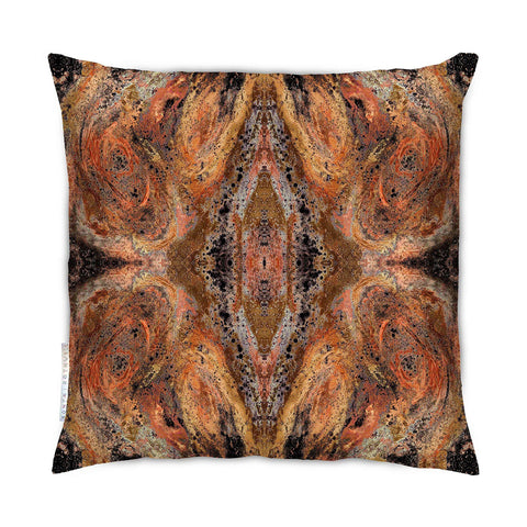 NIRVANA CUSHION : TANGERINE NOIR