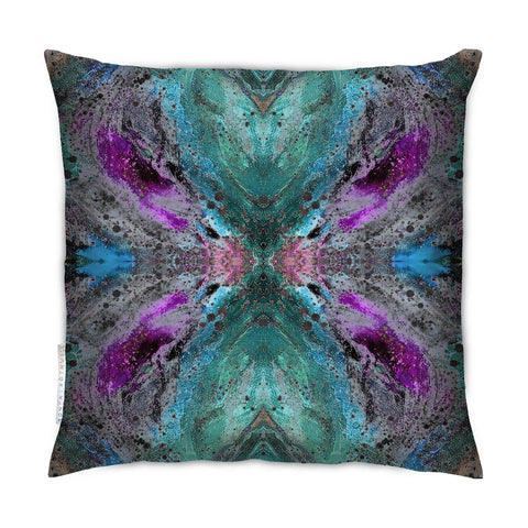 FLUTTER EFFECT CUSHION : BLU