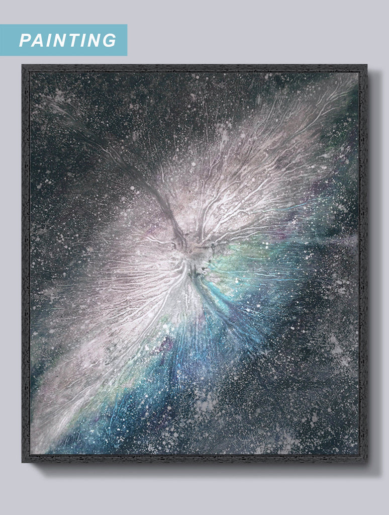 Painting - COSMOSIS 02 : OIL PAINTING