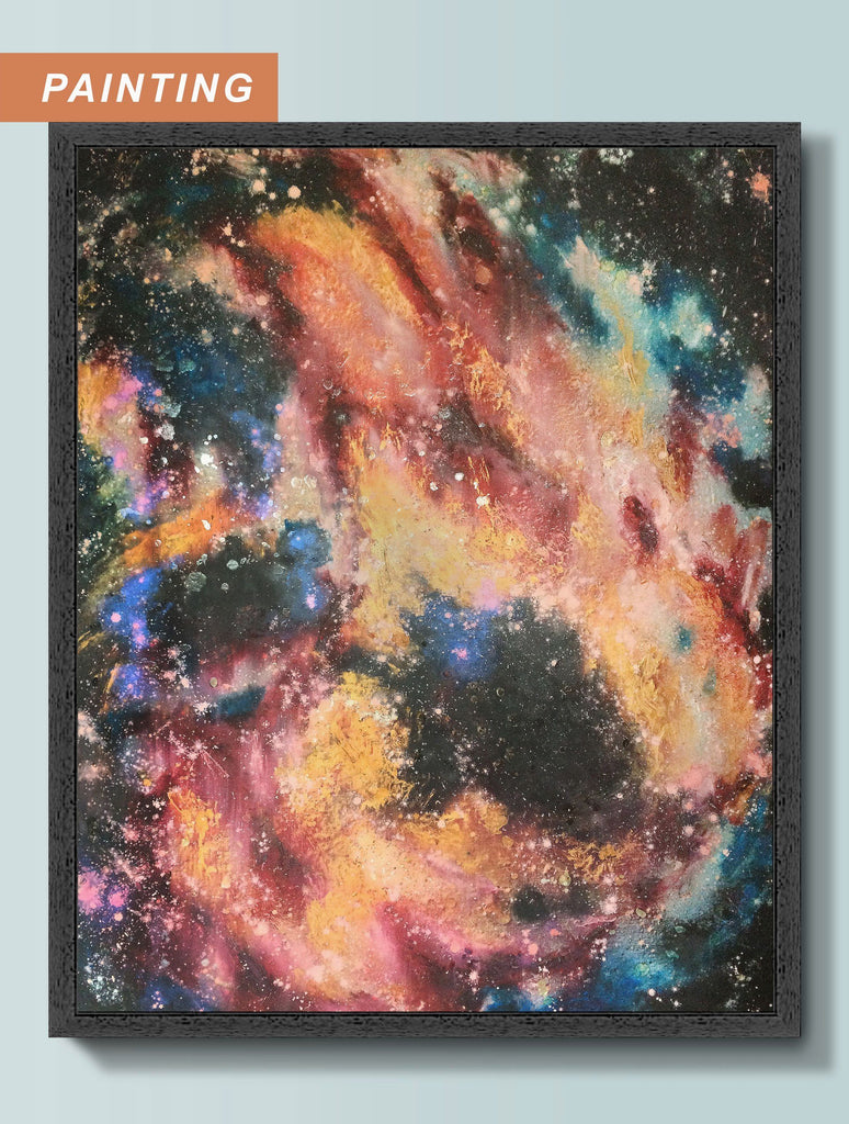 Painting - COSMOSIS 08 : OIL PAINTING