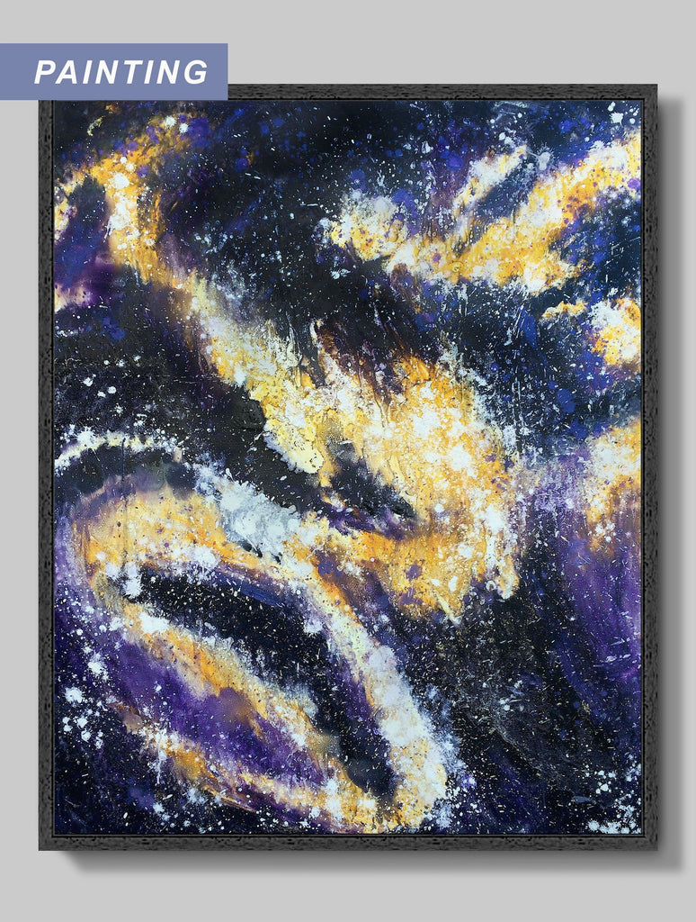 Painting - COSMOSIS 5.1 : OIL PAINTING