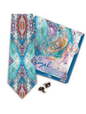 Pocket Square - SONYA ROTHWELL GANESH BLANC POCKET SQUARE