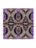 Pocket Square - SONYA ROTHWELL OCTAHEDRON PURPLE SILK POCKET SQUARE