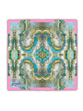 Pocket Square - SONYA ROTHWELL SACRED GEOMETRY PINK SILK POCKET SQUARE