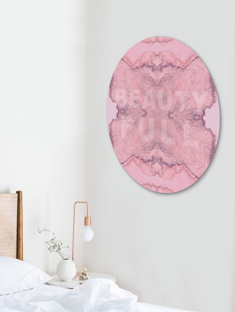 Print - BEAUTY FULL : ROUND WALL ART