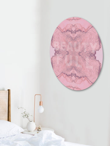 BEAUTY FULL : ROUND WALL ART