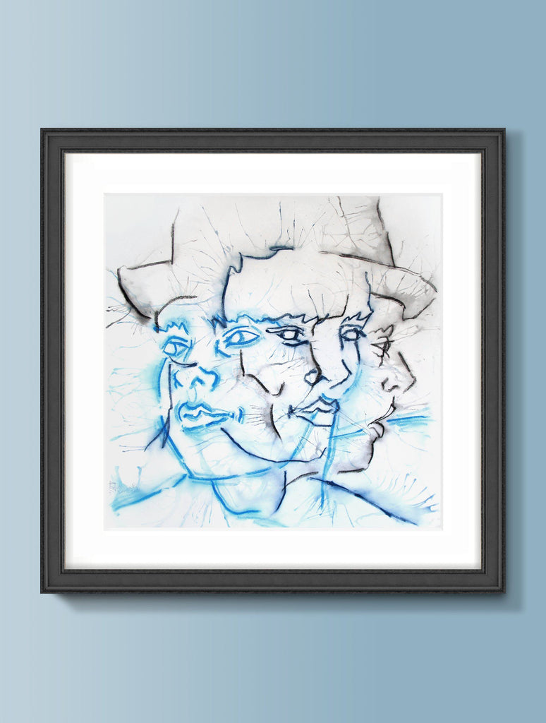 Print - CRAZY DIAMOND JVI04 : WALL ART