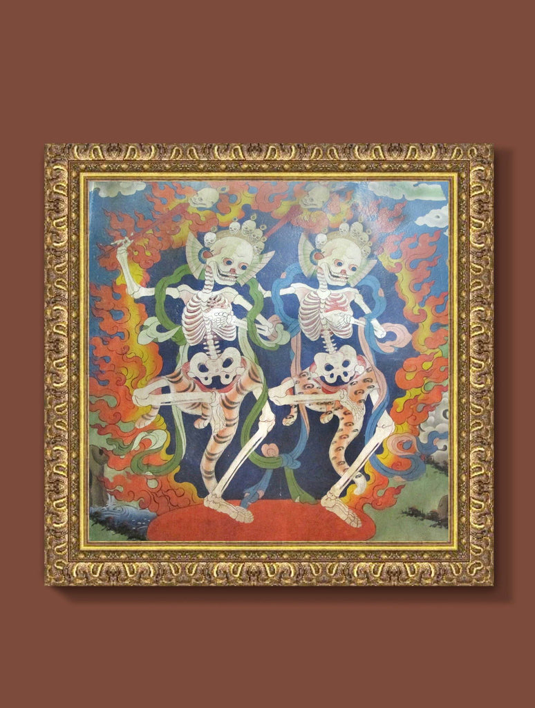 Print - DANCING SKELETONS : WALL ART