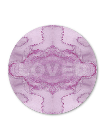 LOVED : ROUND WALL ART