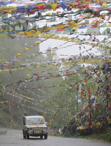 PRAYER FLAGS SIKKIM : WALL ART