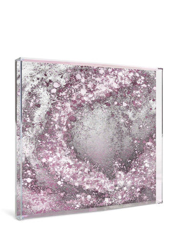 ACRYLIC BOX FRAMED PRINT : RESONANCE PINK