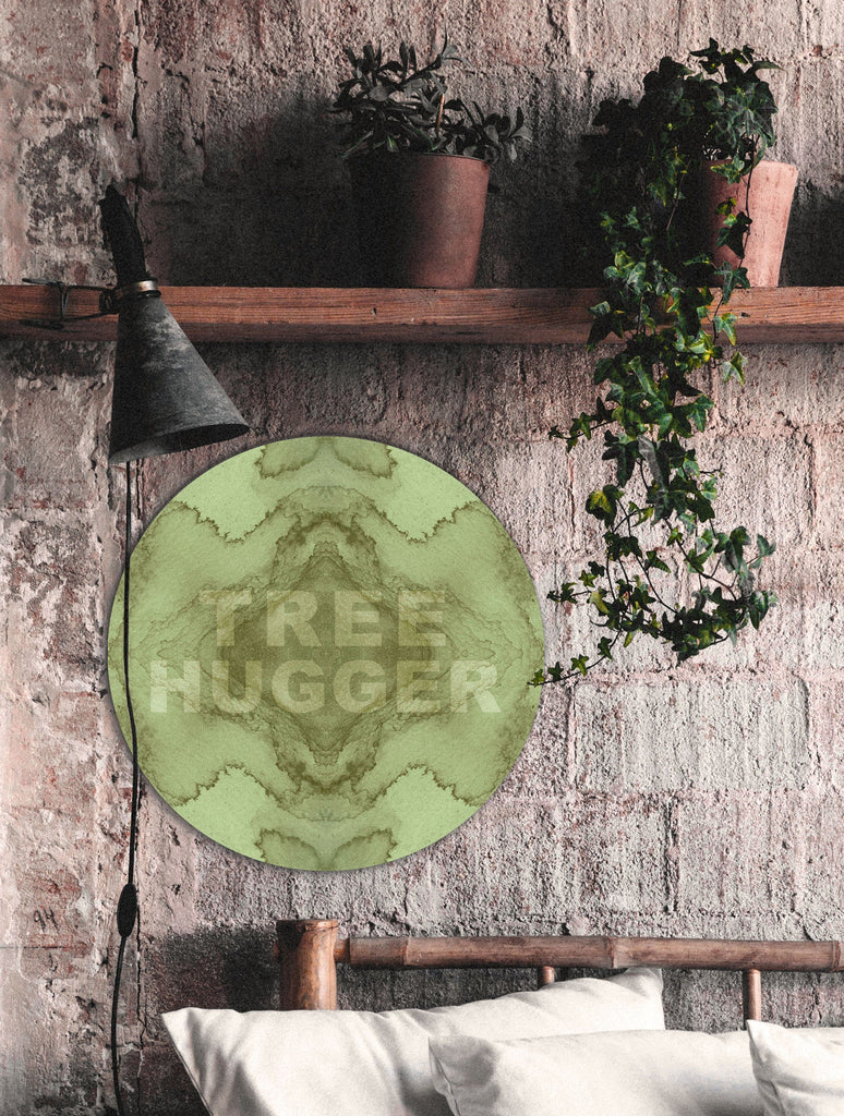 Print - TREE HUGGER : ROUND WALL ART