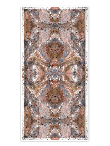 SHAKTI GEORGETTE SILK SCARF : ROSE GOLD