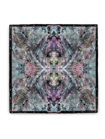 MANASLU SILK SCARF : TWILIGHT BLU