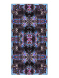 Silk Scarf - SONYA ROTHWELL RAINBOW NAGA GEORGETTE SILK SCARF : NOIR BLUE